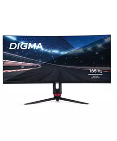 Купить Монитор Digma Overdrive 34A711Q 34" черный VA LED 4ms 21:9 HDMI M/M матовая HAS Piv 300cd 178гр/178гр 3440x1440 165Hz G-Sync FreeSync DP UW 7.3кг [DM34VG02] в интернет-магазине Irkshop.ru