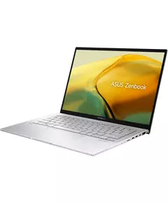 Купить Ноутбук Asus Zenbook 14 UX3402VA-KP697 Core i5 13500H/16Gb/512Gb SSD/WiFi/BT/Cam/Int/14" IPS WQXGA/noOS/silver/сумка [90NB10G6-M014Z0], изображение 2 в интернет-магазине Irkshop.ru