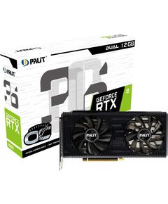 Купить Видеокарта Palit GeForce RTX 3060 12Gb LHR PA-RTX3060 DUAL OC retail PCI-E [NE63060T19K9-190AD] в интернет-магазине Irkshop.ru