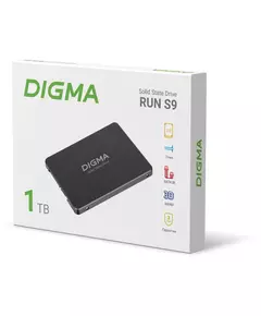 Купить SSD-накопитель Digma 1Tb Run S9 SATA-III 2.5" [DGSR2001TS93T], изображение 2 в интернет-магазине Irkshop.ru