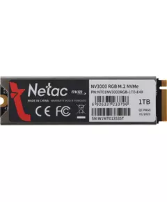 Купить SSD-накопитель Netac 1Tb NV3000 RGB PCIe 3.0 x4 M.2 2280 [NT01NV3000RGB-1T0-E4X], изображение 3 в интернет-магазине Irkshop.ru