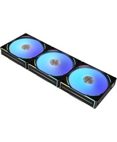 Купить Вентилятор Lian-Li Uni Fan ALV2 120 Triple ARGB 120x120x28mm черный 7-pin 28.7dB RTL [G99.12ALV23B.00], изображение 3 в интернет-магазине Irkshop.ru