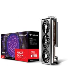 Купить Видеокарта Sapphire Radeon RX 7700XT NITRO+ GAMING OC 12Gb PCI-E 4.0 192bit GDDR6 2276/18000 HDMIx2 DPx2 HDCP Ret [11335-02-20G], изображение 2 в интернет-магазине Irkshop.ru