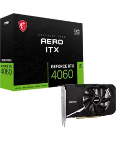 Купить Видеокарта MSI GeForce RTX 4060 8Gb PCI-E 4.0 128bit GDDR6 2490/17000 HDMIx1 DPx3 HDCP RTL [RTX 4060 AERO ITX 8G OC] в интернет-магазине Irkshop.ru