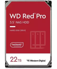 Купить Жесткий диск Western Digital 22Tb NAS Red Pro SATA-III 7200rpm 512Mb 3.5" [WD221KFGX], изображение 2 в интернет-магазине Irkshop.ru