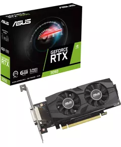 Купить Видеокарта Asus GeForce RTX 3050 6Gb PCI-E 4.0 96bit GDDR6 1507/14000 DVIx1 HDMIx1 DPx1 HDCP RTL low profile [RTX3050-O6G-LP-BRK], изображение 4 в интернет-магазине Irkshop.ru