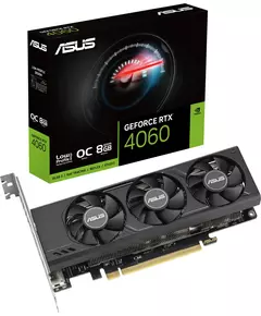 Купить Видеокарта Asus GeForce RTX 4060 8Gb PCI-E 4.0 128bit GDDR6 2490/17000 HDMIx2 DPx2 HDCP RTL low profile [RTX4060-O8G-LP-BRK] в интернет-магазине Irkshop.ru