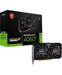 Купить Видеокарта MSI GeForce RTX 4060TI 8Gb PCI-E 4.0 128bit GDDR6 2535/18000 HDMIx1 DPx3 HDCP RTL [RTX 4060 TI 8G VENTUS 2X BL E1], изображение 2 в интернет-магазине Irkshop.ru