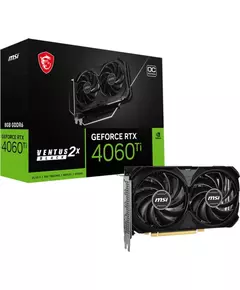 Купить Видеокарта MSI GeForce RTX 4060TI 8Gb PCI-E 4.0 128bit GDDR6 2565/18000 HDMIx1 DPx3 HDCP RTL [RTX 4060 TI 8G VENTUS 2XBLE1OC], изображение 2 в интернет-магазине Irkshop.ru