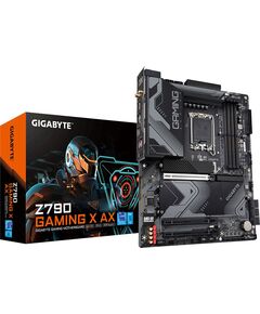 Купить Материнская плата GigaByte Z790 GAMING X AX Soc-1700 Intel Z790 4xDDR5 ATX AC97 8ch(7.1) 2.5Gg RAID+HDMI+DP в интернет-магазине Irkshop.ru