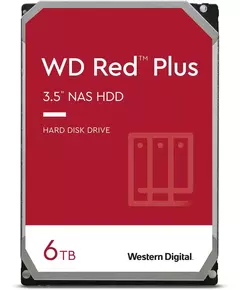 Купить Жесткий диск Western Digital 6Tb NAS Red Plus SATA-III 5640rpm 256Mb 3.5" [WD60EFPX] в интернет-магазине Irkshop.ru