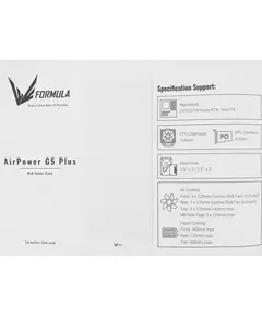 Купить Корпус Formula Air Power G5 Plus W белый без БП ATX 2xUSB2.0 audio bott PSU, изображение 17 в интернет-магазине Irkshop.ru