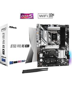 Купить Материнская плата ASRock B760 PRO RS WIFI Soc-1700 Intel B760 4xDDR5 ATX AC97 8ch(7.1) 2.5Gg RAID+HDMI+DP в интернет-магазине Irkshop.ru