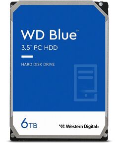 Купить Жесткий диск Western Digital 6Tb Desktop Blue SATA-III 5400rpm 256Mb 3.5" [WD60EZAX] в интернет-магазине Irkshop.ru