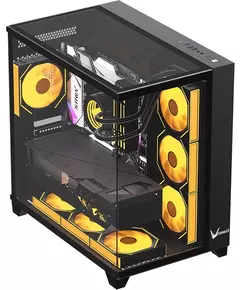 Купить Корпус Formula CRYSTAL Z9 B черный без БП ATX 7x120mm 2xUSB3.0 audio bott PSU, изображение 2 в интернет-магазине Irkshop.ru