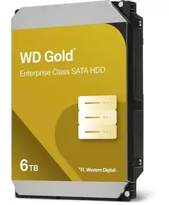 Купить Western Digital 6Tb Server Gold SATA-III 512E 7200rpm 256Mb 3.5" [WD6004FRYZ], изображение 2 в интернет-магазине Irkshop.ru