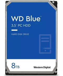 Купить Жесткий диск Western Digital 8Tb Desktop Blue SATA-III 5640rpm 256Mb 3.5" [WD80EAAZ], изображение 2 в интернет-магазине Irkshop.ru