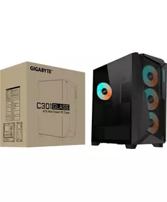 Купить Корпус GigaByte C301G черный без БП ATX 2x120mm 5x140mm 2xUSB3.0 audio bott PSU [28300-GC301B-1CKR], изображение 8 в интернет-магазине Irkshop.ru