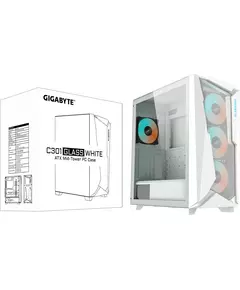 Купить Корпус GigaByte C301G белый без БП ATX 2x120mm 5x140mm 2xUSB3.0 audio bott PSU [28300-GC301W-2CKR], изображение 8 в интернет-магазине Irkshop.ru