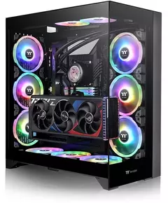 Купить Корпус Thermaltake CTE E660MX черный без БП E-ATX 13x120mm 11x140mm 2xUSB3.0 audio bott PSU [CA-1Y3-00M1WN-01], изображение 2 в интернет-магазине Irkshop.ru