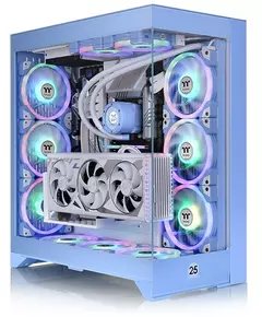 Купить Корпус Thermaltake CTE E660MX голубой без БП E-ATX 13x120mm 11x140mm 2xUSB3.0 audio bott PSU [CA-1Y3-00MFWN-01], изображение 4 в интернет-магазине Irkshop.ru