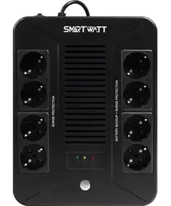 Купить Источник бесперебойного питания Smartwatt Safe pro 480Вт 800ВА черный [3703020270003] в интернет-магазине Irkshop.ru