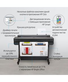 Купить Плоттер HP Designjet T650 A0/36" [5HB10A], изображение 15 в интернет-магазине Irkshop.ru