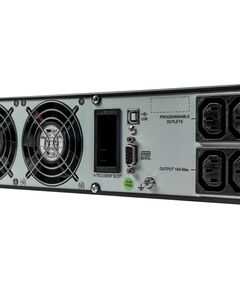 Купить Источник бесперебойного питания Systeme Electric SRVSE3KRTI Smart-Save Online SRV, 3000VA/2700W, On-Line, Rack 2U(Tower convertible), LCD, Out: 6xC13+1xC19, SNMP Intelligent Slot, USB, RS-232, изображение 13 в интернет-магазине Irkshop.ru