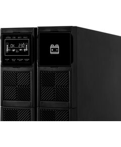 Купить Источник бесперебойного питания Systeme Electric SRVSE6KRTXLI4U Smart-Save Online SRV, 6000VA/5400W, On-Line, Extended-run, Rack 4U(Tower convertible), LCD, Out: Hardwire, SNMP Intelligent Slot, USB, RS-232, изображение 16 в интернет-магазине Irkshop.ru