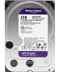 Купить Жесткий диск Western Digital 4Tb Surveillance Purple SATA-III (5400rpm) 256Mb 3.5" [WD43PURZ], изображение 4 в интернет-магазине Irkshop.ru