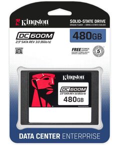 Купить SSD-накопитель Kingston 480Gb DC600M SATA-III 2.5" 1 DWPD [SEDC600M/480G], изображение 2 в интернет-магазине Irkshop.ru