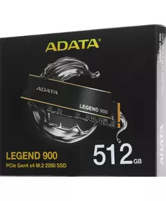 Купить SSD-накопитель AData 512Gb Legend 900 PCIe 4.0 x4 M.2 2280 [SLEG-900-512GCS], изображение 2 в интернет-магазине Irkshop.ru