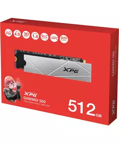 Купить SSD-накопитель AData 512Gb Gammix S60 XPG PCIe 4.0 x4 M.2 2280 [AGAMMIXS60-512G-CS], изображение 8 в интернет-магазине Irkshop.ru