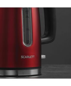 Купить Чайник Scarlett SC-EK21S83 1.7л. 2200Вт красный/черный корпус: металл, изображение 10 в интернет-магазине Irkshop.ru