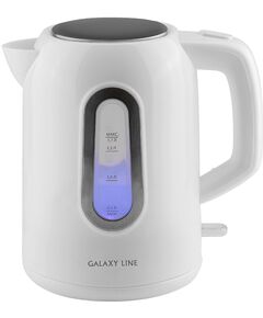 Купить Чайник Galaxy Line GL0212 1.7л. 2200Вт белый корпус: пластик, изображение 2 в интернет-магазине Irkshop.ru