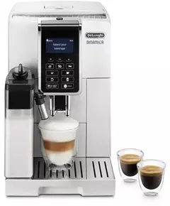 Купить Кофемашина DeLonghi Dinamica ECAM350.55.W 1450Вт белый, изображение 2 в интернет-магазине Irkshop.ru