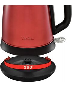 Купить Чайник TEFAL KI270530 1.7л. 2400Вт красный корпус: металл/пластик, изображение 4 в интернет-магазине Irkshop.ru