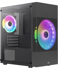 Купить Корпус AeroCool Atomic Lite-G-BK-v2 черный без БП mATX 6x120mm 2x140mm 1xUSB2.0 2xUSB3.0 audio bott PSU [ACCS-PV33123.11], изображение 3 в интернет-магазине Irkshop.ru