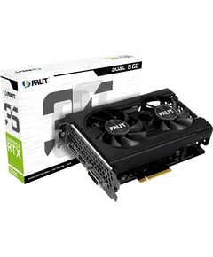 Купить Видеокарта Palit GeForce RTX 3050 8Gb PCI-E 4.0 128bit GDDR6 1552/14000 DVIx1 HDMIx1 DPx1 HDCP RTL (PA-RTX3050 DUAL NVIDIA) [NE63050018P1-1070D], изображение 7 в интернет-магазине Irkshop.ru