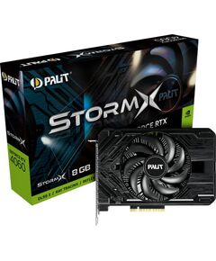 Купить Видеокарта Palit GeForce RTX 4060 8Gb PCI-E 4.0 128bit GDDR6 1830/17000 HDMIx1 DPx3 HDCP RTL (RTX4060 STORMX NVIDIA) [NE64060019P1-1070F] в интернет-магазине Irkshop.ru