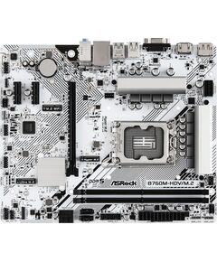 Купить Материнская плата ASRock B760M-HDV/M.2 LGA1700 Intel B760 2xDDR5 mATX AC97 8ch(7.1) 2.5Gg RAID+VGA+HDMI+DP, изображение 3 в интернет-магазине Irkshop.ru