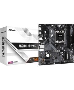 Купить Материнская плата ASRock A620M-HDV/M.2 AM5 AMD A620 2xDDR5 mATX AC97 8ch(7.1) GbLAN RAID+HDMI+DP в интернет-магазине Irkshop.ru