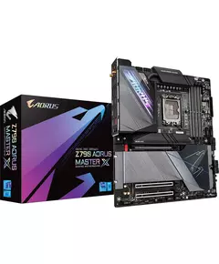 Купить Материнская плата GigaByte Z790 AORUS MASTER X LGA1700 Intel Z790 4xDDR5 ATX AC97 6ch(5.1) 10Gigabit RAID+DP, изображение 2 в интернет-магазине Irkshop.ru