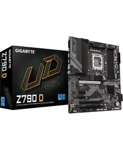 Купить Материнская плата GigaByte Z790 D LGA1700 Intel Z790 4xDDR5 ATX AC`97 8ch(7.1) 2.5Gg RAID+HDMI+DP, изображение 2 в интернет-магазине Irkshop.ru