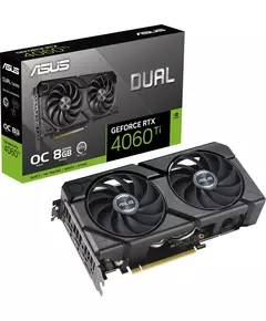 Купить Видеокарта Asus GeForce RTX 4060TI 8Gb PCI-E 4.0 128bit GDDR6 2565/18000 HDMIx1 DPx3 HDCP RTL [DUAL-RTX4060TI-O8G-EVO] в интернет-магазине Irkshop.ru