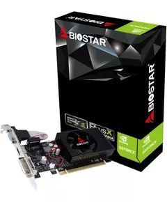 Купить Видеокарта BioStar GeForce GT 730 4Gb PCI-E 128bit GDDR3 700/1333 DVIx1 HDMIx1 CRTx1 HDCP RTL low profile (GT730-4GB D3 LP (GF108)) [VN7313TH41] в интернет-магазине Irkshop.ru