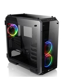 Купить Корпус Thermaltake View 71 TG RGB черный без БП ATX 9x120mm 3x140mm 2xUSB2.0 2xUSB3.0 audio bott PSU [CA-1I7-00F1WN-01] в интернет-магазине Irkshop.ru