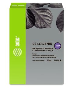 Купить Картридж струйный Cactus CS-LC3237BK черный (65мл) для Brother HL-J6000DW/J6100DW в интернет-магазине Irkshop.ru