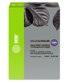 Купить Картридж струйный Cactus CS-LC3239XLBK черный (129мл) для Brother HL-J6000DW/J6100DW в интернет-магазине Irkshop.ru