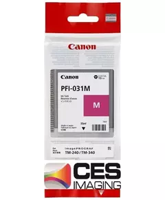 Купить Картридж струйный Canon PFI-031M пурпурный (55мл) для imagePROGRAF TM-240, TM-340 [6265C001] в интернет-магазине Irkshop.ru